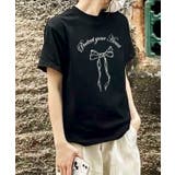 ロゴ リボンプリント クルーネック | レースレディース  | 詳細画像4 
