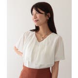Vネック タック フリル | レースレディース  | 詳細画像6 
