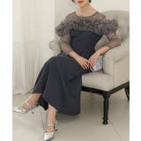 チュールフリル シアー 切り替え | レースレディース  | 詳細画像12 