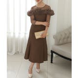 チュールフリル シアー 切り替え | レースレディース  | 詳細画像8 