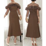 チュールフリル シアー 切り替え | レースレディース  | 詳細画像9 