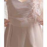 チュールフリル ケープ付き スリット | レースレディース  | 詳細画像19 