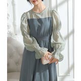 配色 クルーネック キャンディースリーブ | レースレディース  | 詳細画像13 