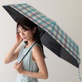 晴雨兼用 配色 チェック柄 | レースレディース  | 詳細画像1 