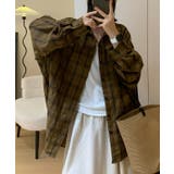 チェック柄 オーバーサイズ 長袖 | レースレディース  | 詳細画像5 