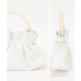 パールハンドル レザー調 ギャザー | レースレディース  | 詳細画像16 