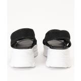 厚底スニーカーソールメッシュサンダル レディース 厚底シューズ | レースレディース  | 詳細画像14 