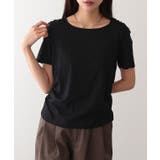 クルーネック 肩ギャザー ニュアンス | レースレディース  | 詳細画像4 