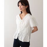 Vネック リボン ペプラム | レースレディース  | 詳細画像14 