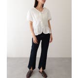 Vネック リボン ペプラム | レースレディース  | 詳細画像15 