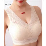 Vネック 花柄 シームレス | レースレディース  | 詳細画像13 