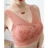 Vネック 花柄 シームレス | レースレディース  | 詳細画像9 