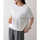 コットン クルーネック 袖プリーツ | レースレディース | 詳細画像14