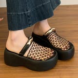 メッシュ メタルモチーフ ベルクロ | レースレディース  | 詳細画像1 