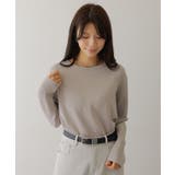 ソリッドカラー クルーネック 長袖 | レースレディース  | 詳細画像12 