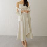 バック シャーリング キャミソール | レースレディース  | 詳細画像1 