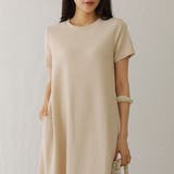 ソリッドカラー Aライン 半袖 | レースレディース  | 詳細画像1 