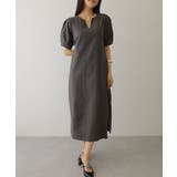 キーネック パフスリーブ マキシ | レースレディース  | 詳細画像9 