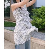 タータンチェック フリル ティアード | レースレディース  | 詳細画像5 