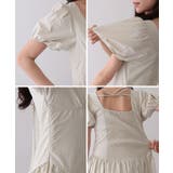 ソリッドカラー スクエアネック パフスリーブ | レースレディース  | 詳細画像18 