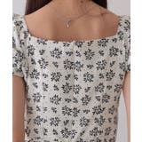 花柄 Vネック パフスリーブ | レースレディース  | 詳細画像13 