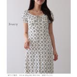 花柄 Vネック パフスリーブ | レースレディース  | 詳細画像5 