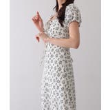 花柄 Vネック パフスリーブ | レースレディース  | 詳細画像7 