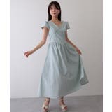 Vネック ギャザー パフスリーブ | レースレディース  | 詳細画像8 