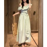 フリル ウエストリボン オフショル | レースレディース  | 詳細画像8 