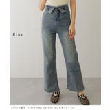 ウォッシュ加工 ハイウエスト 折り返し | レースレディース  | 詳細画像2 