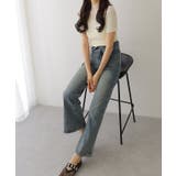 ウォッシュ加工 ハイウエスト 折り返し | レースレディース  | 詳細画像9 