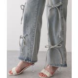 ウォッシュ加工 リボン付き ワイド | レースレディース  | 詳細画像14 