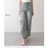 ウォッシュ加工 リボン付き ワイド | レースレディース  | 詳細画像2 