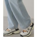 ウォッシュ加工 レースアップ ハイウエスト | レースレディース  | 詳細画像14 