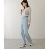 ウォッシュ加工 レースアップ ハイウエスト | レースレディース  | 詳細画像4 