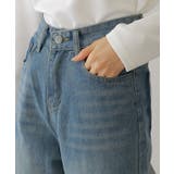 配色 ウォッシュ加工 ハイウエスト | レースレディース  | 詳細画像11 