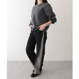 ウォッシュ加工 グラデーション ハイウエスト | レースレディース  | 詳細画像5 