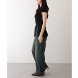 レオパード柄 ハイウエスト ロールアップ | レースレディース  | 詳細画像4 