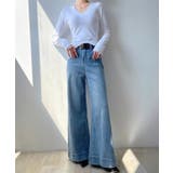 ハイウエスト 裾ステッチ フレア | レースレディース | 詳細画像10