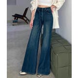 ウォッシュ加工 ハイウエスト ウエストリボン | レースレディース | 詳細画像4