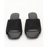 メッシュ編み オープントゥ チャンキーヒール | レースレディース  | 詳細画像14 