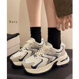 配色 メッシュ 厚底 | レースレディース  | 詳細画像3 