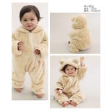 くまみみボアカバーオール 子供服 キッズ | devirock | 詳細画像7 