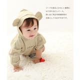 綿100% アニマルなりきり スウェットロンパース | devirock | 詳細画像3 