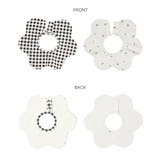 防水シート入り スカラップスタイ2枚セット ベビー | devirock | 詳細画像3 