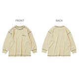 サーマル配色ステッチ長袖Tシャツ 子供服 キッズ | devirock | 詳細画像3 