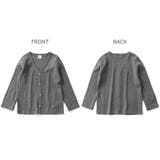 無地リブカーディガン 子供服 キッズ | devirock | 詳細画像4 