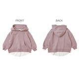 レイヤード風スウェットプルパーカー 子供服 キッズ | devirock | 詳細画像3 