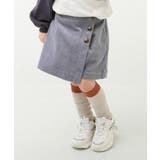 Gバイオレット | ラップスカート風 コーデュロイパンツ 子供服 | devirock
