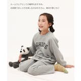 ガールズ裏起毛ラグランセットアップ 子供服 キッズ | devirock | 詳細画像5